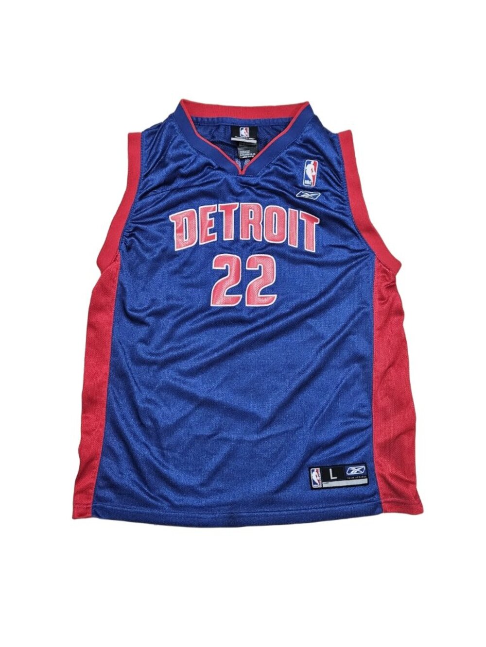 Tayshaun Prince Pistons #22 Reebok Jersey Youth L 14-16